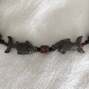 Carved Stone Necklace